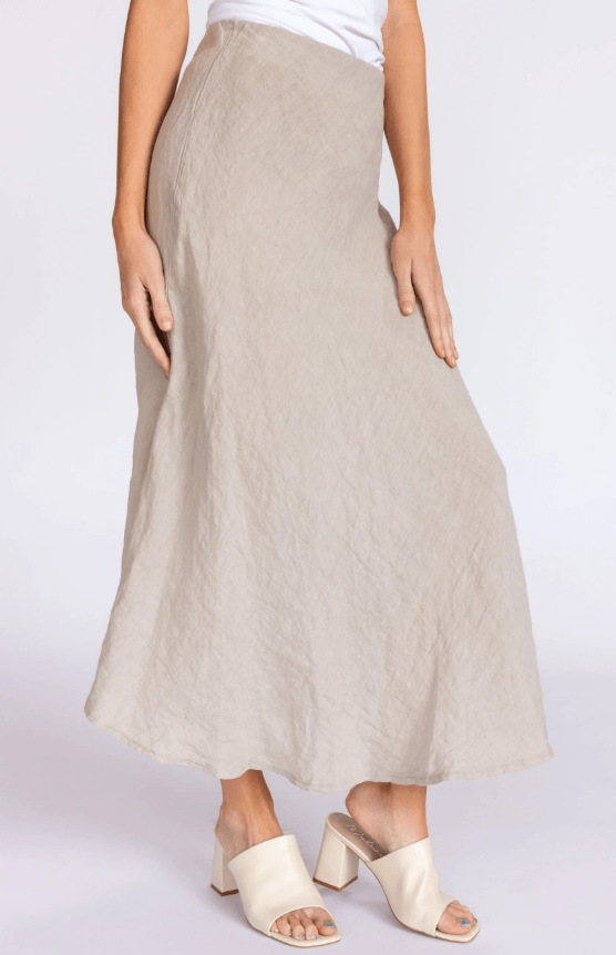 Pleated Midi Skirt